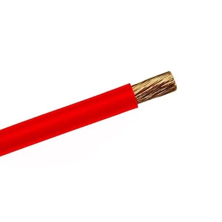 East Penn Deka Primary Wire, Automotive, 2 AWG, Copper, Red, PVC Jacket, Stranded DK04614